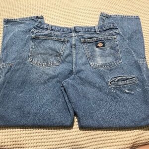 Dickies Men’s Double Knee Workwear Pants 8.5” Leg Opening Size 34x31